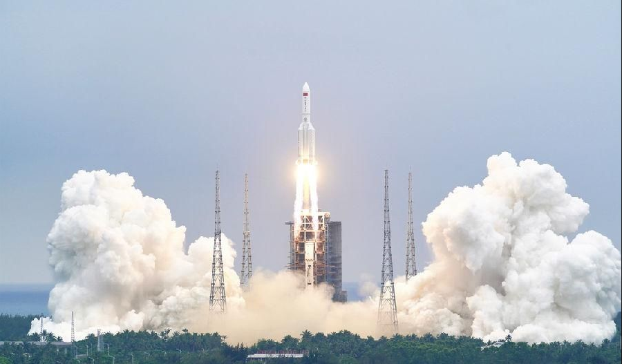 中國空間站天和核心艙發射任務成功 習近平致電祝賀